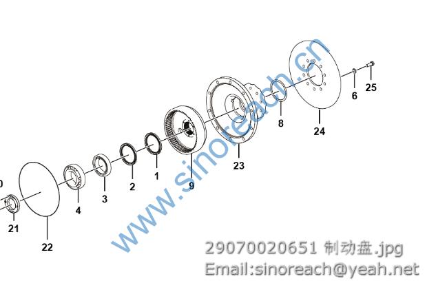 29070020651 制动盘