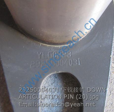 29250004031 下铰接销 DOWN ARTICULATION PIN (20)