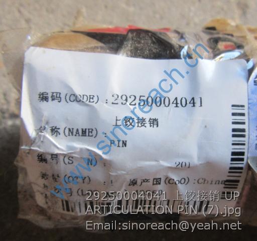 29250004041 上铰接销 UP ARTICULATION PIN (7)