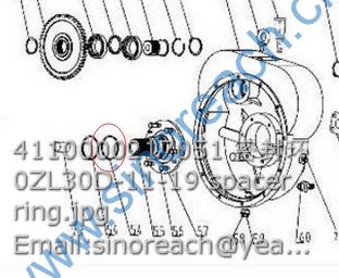 4110000217051 密封环0ZL30D-11-19 spacer ring