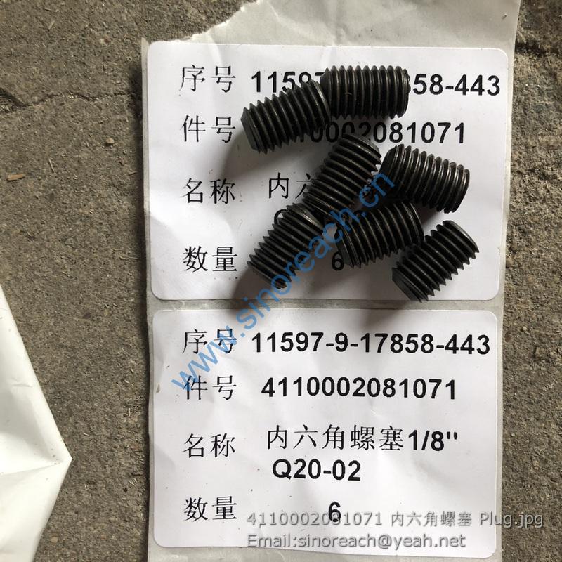 4110002081071 内六角螺塞 Plug