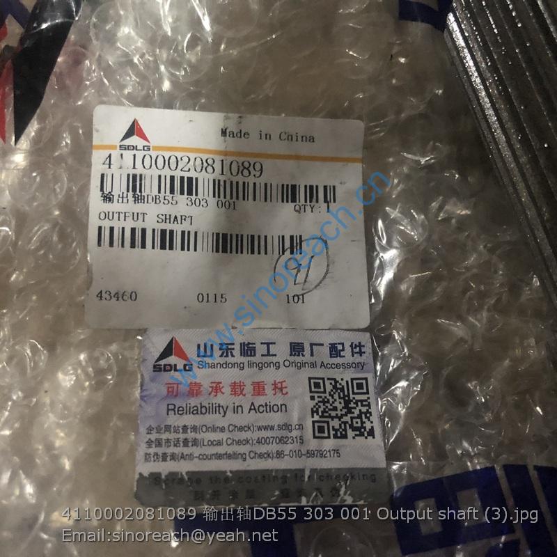 4110002081089 输出轴DB55 303 001 Output shaft (3)
