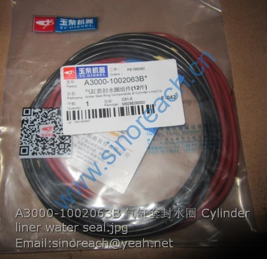 A3000-1002063B 气缸套封水圈 Cylinder liner water seal