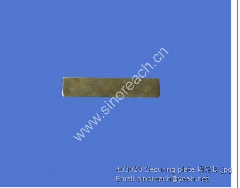 403023 Securing plate 固定板