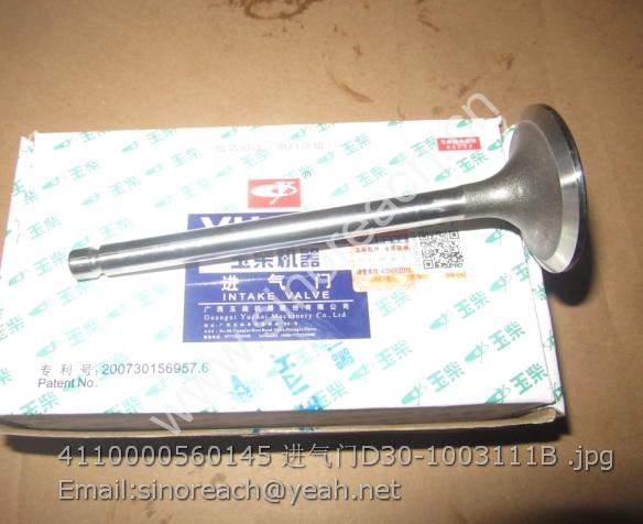 4110000560145 进气门D30-1003111B
