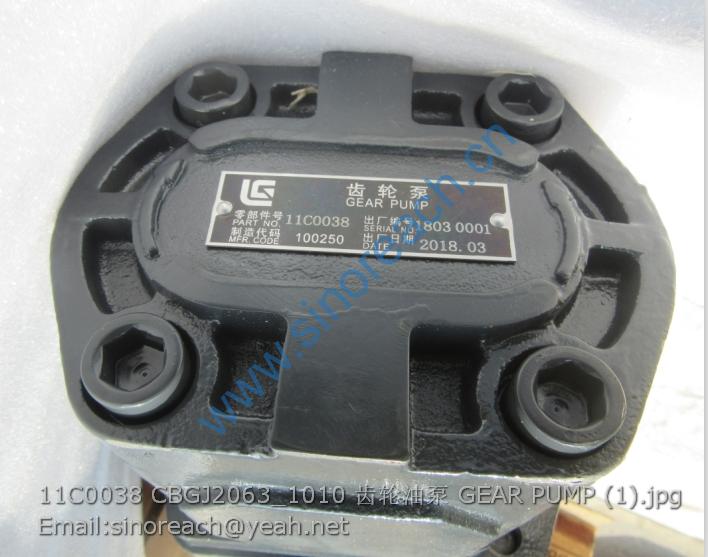 11C0038 CBGJ2063_1010 齿轮油泵 GEAR PUMP (1)