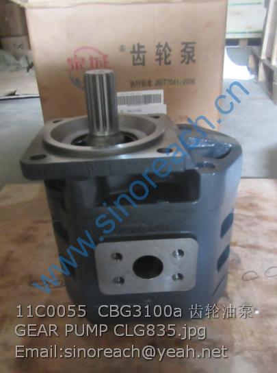 11C0055 CBG3100a 齿轮油泵 GEAR PUMP CLG835