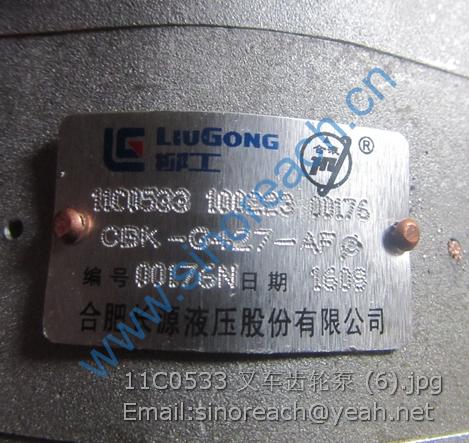 11C0533 叉车齿轮泵 (6)