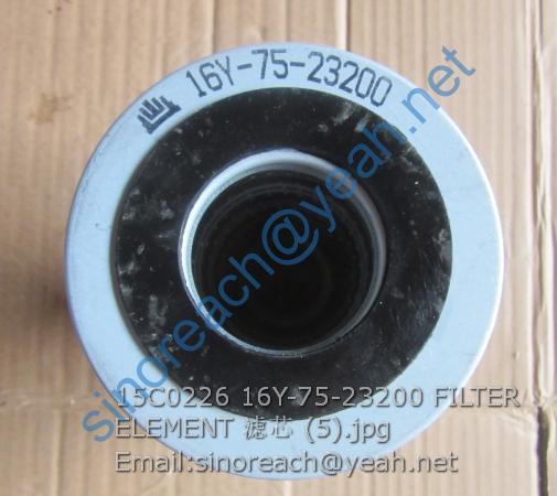 15C0226 16Y-75-23200 FILTER ELEMENT 滤芯 (5)
