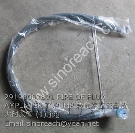 29190007891 PIPE OF FLUX AMPLIFIER TOPUMP 转向泵至流量放大阀胶管 (1)