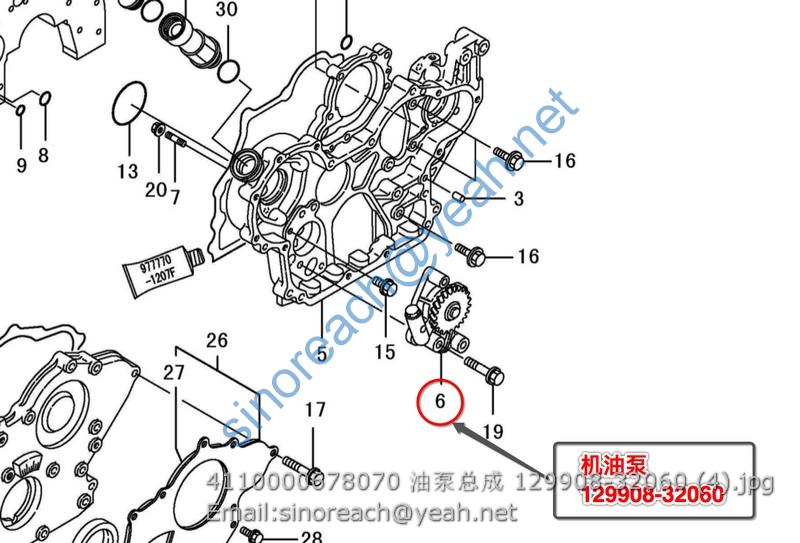 4110000678070 油泵总成 129908-32060 (4)