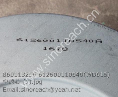 860113256 612600110540(WD615) 空滤芯 (1)