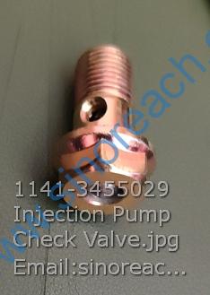 1141-3455029 Injection Pump Check Valve