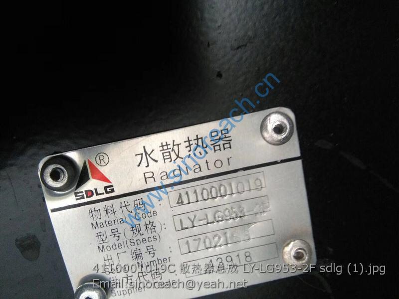 4110001019C 散热器总成 LY-LG953-2F sdlg (1)