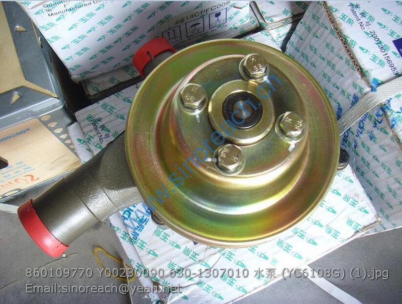 860109770 Y00230090 630-1307010 水泵 (YC6108G) (1)