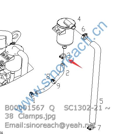 B00001567 Q SC1302-21 ~ 38 Clamps
