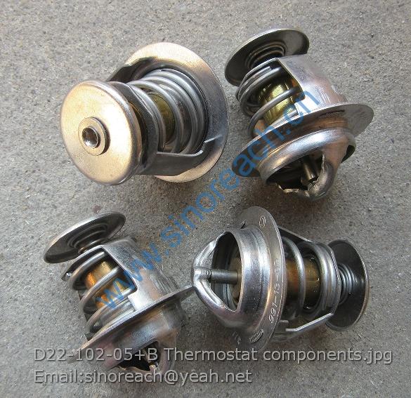 D22-102-05+B Thermostat components