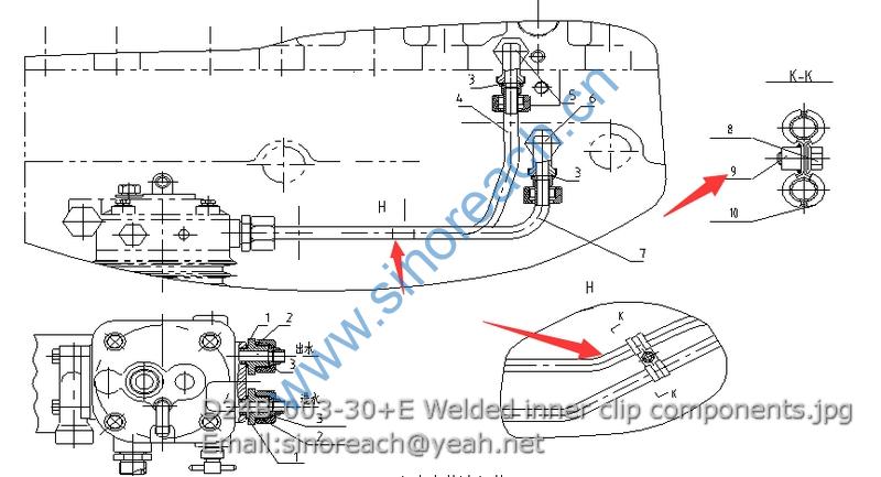 D24B-003-30+E Welded inner clip components