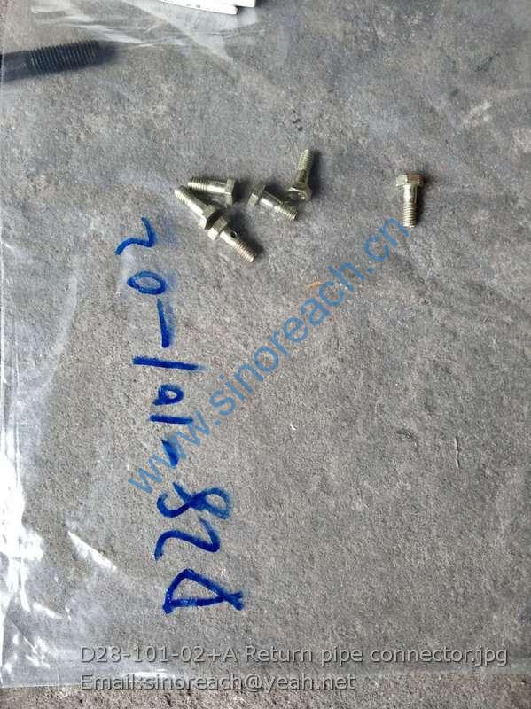 D28-101-02+A Return pipe connector