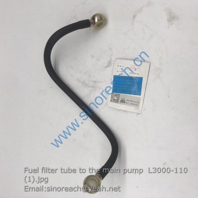 Fuel filter tube to the main pump L3000-110 (1)