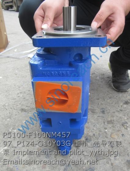 P5100-F100NM457 97_P124-G10Y03G 工作_先导双联泵 Implement and pilot_yyth