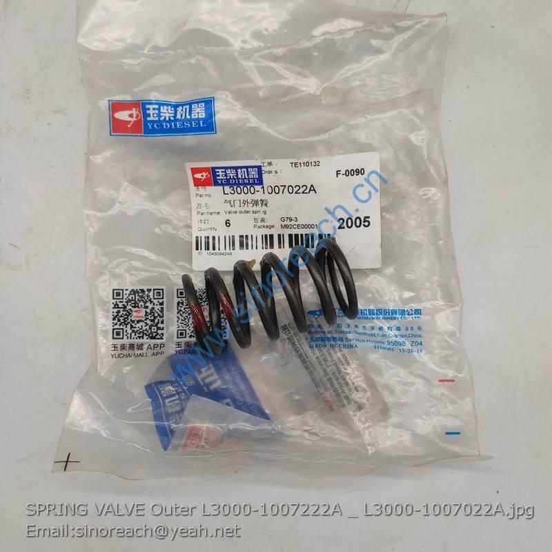 SPRING VALVE Outer L3000-1007222A _ L3000-1007022A
