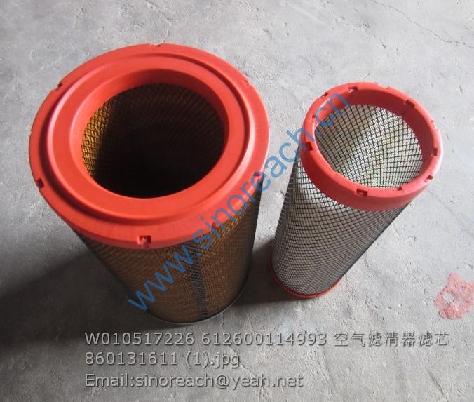 W010517226 612600114993 空气滤清器滤芯 860131611 (1)