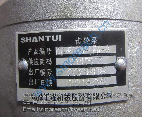 W030123800 CBF-E25ALPX 齿轮泵总成 CB-FC25-1FA-SL (8)