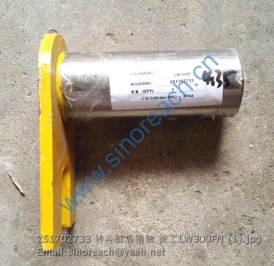 251702733 转斗缸后销轴 徐工LW300FN (1)