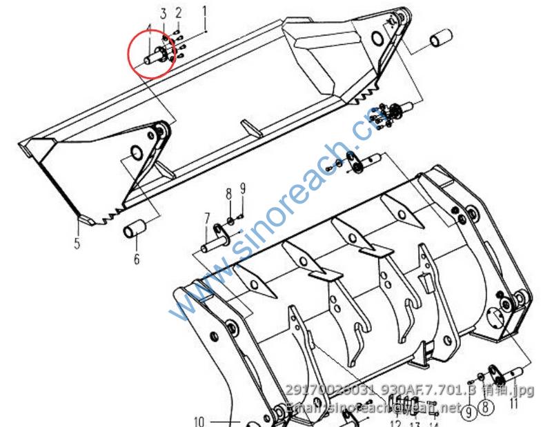 29170026031 930AF.7.701.3 销轴