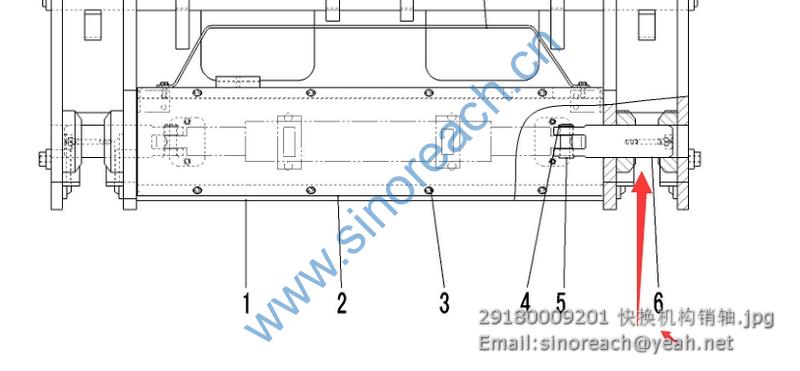 29180009201 快换机构销轴