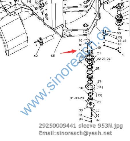 29250009441 sleeve 953N