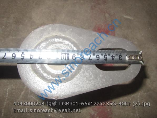 4043000204 销轴 LGB301-65x122x235G-40Cr (2)