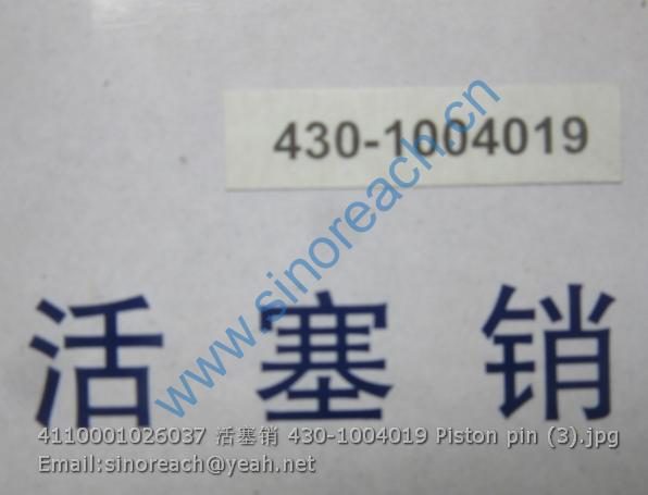4110001026037 活塞销 430-1004019 Piston pin (3)