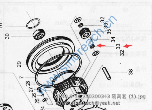 ZL40.6-10 250200343 隔离套 (1)