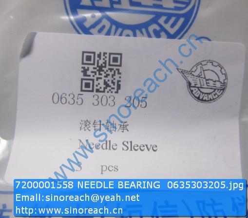 7200001558 NEEDLE BEARING 0635303205