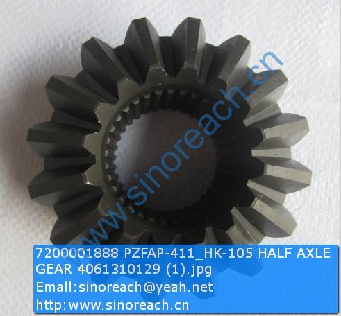 7200001888 PZFAP-411_HK-105 HALF AXLE GEAR 4061310129 (1)