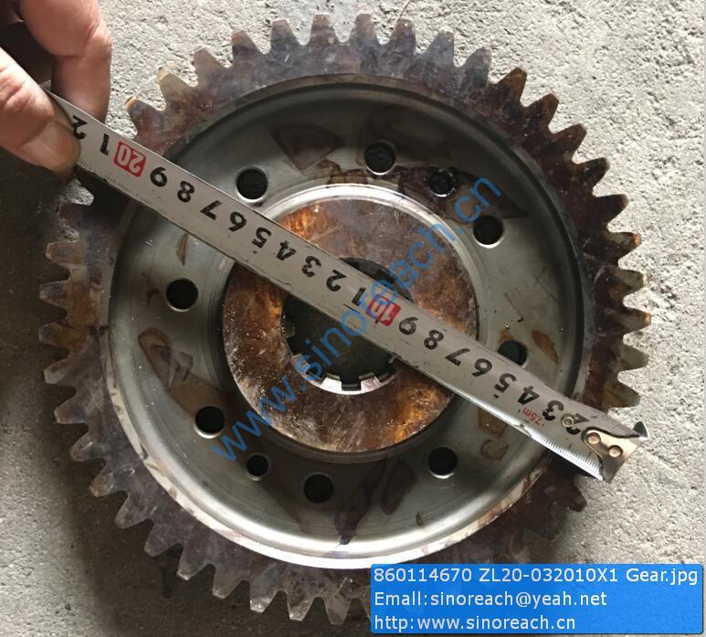 860114670 ZL20-032010X1 Gear