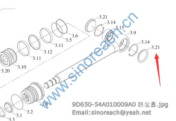 9D650-54A010009A0 防尘盖