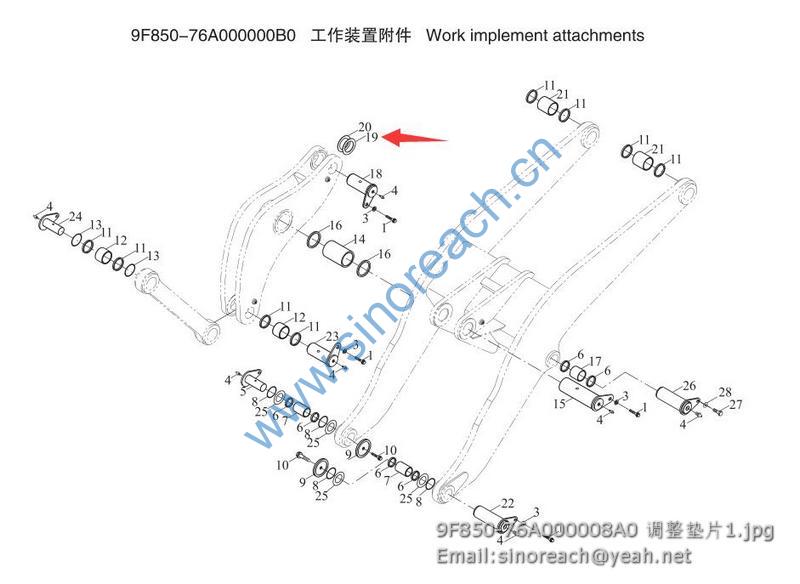 9F850-76A000008A0 调整垫片1