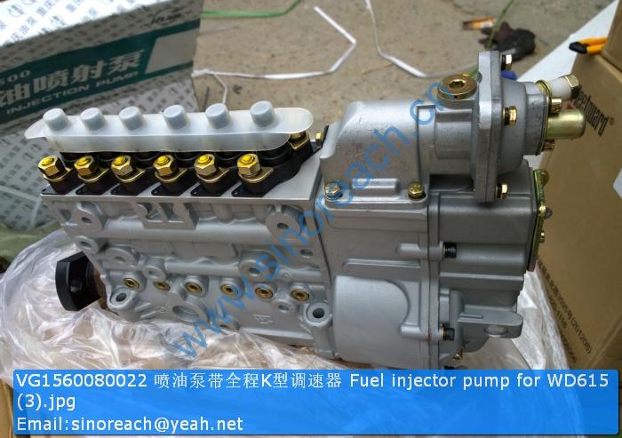 VG1560080022 喷油泵带全程K型调速器 Fuel injector pump for WD615 (3)