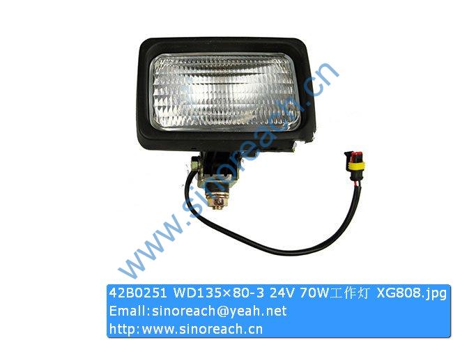 42B0251 WD135×80-3 24V 70W工作灯 XG808