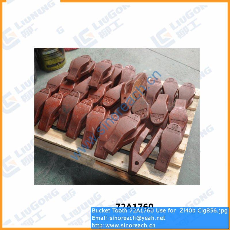 Bucket Tooth 72A1760 Use for Zl40b Clg856