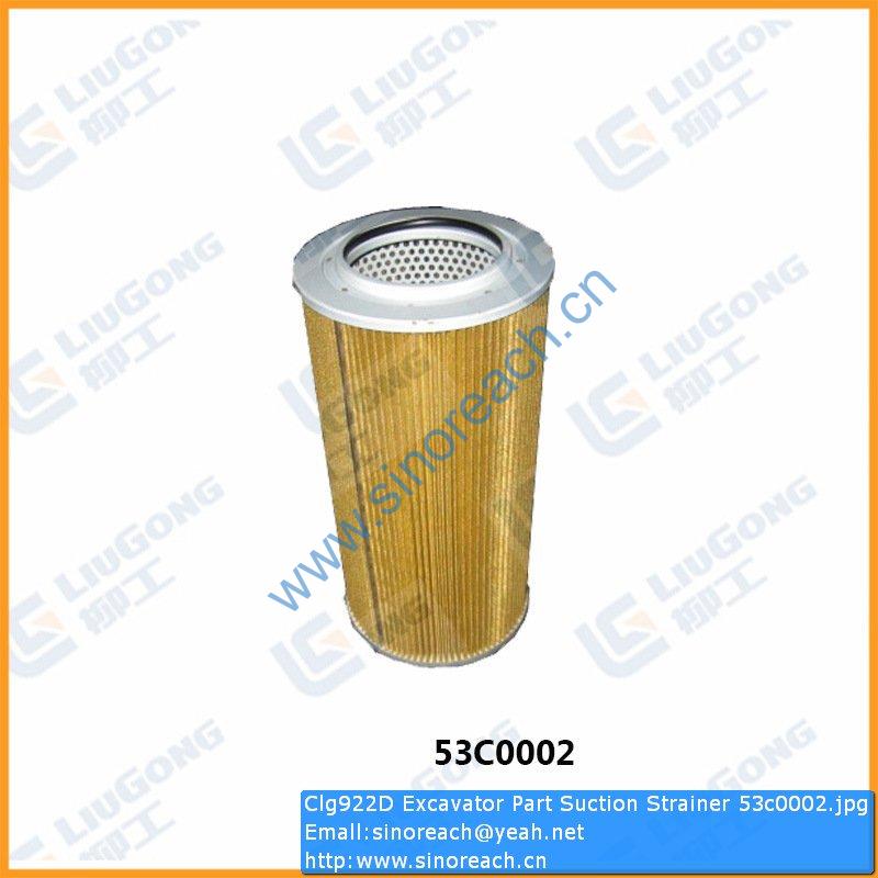 Clg922D Excavator Part Suction Strainer 53c0002