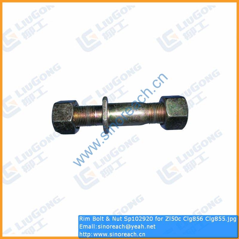 Rim Bolt & Nut Sp102920 for Zl50c Clg856 Clg855