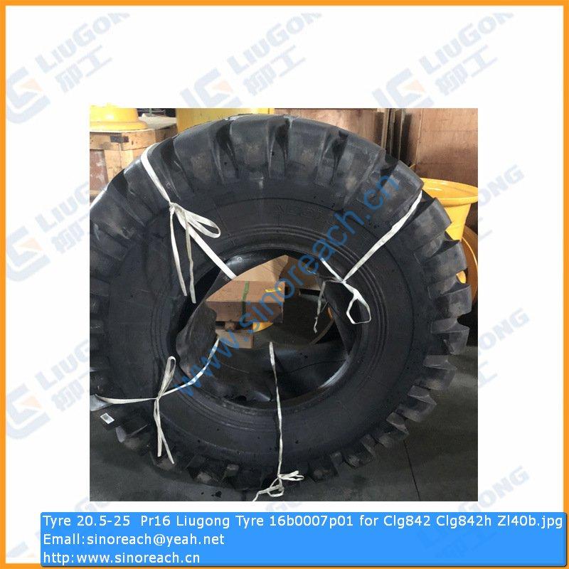 Tyre 20.5-25 Pr16 Liugong Tyre 16b0007p01 for Clg842 Clg842h Zl40b