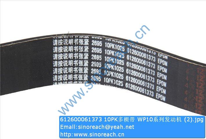 612600061373 10PK多楔带 WP10系列发动机 (2)