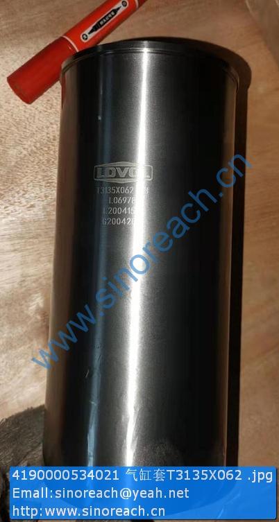 4190000534021 气缸套T3135X062