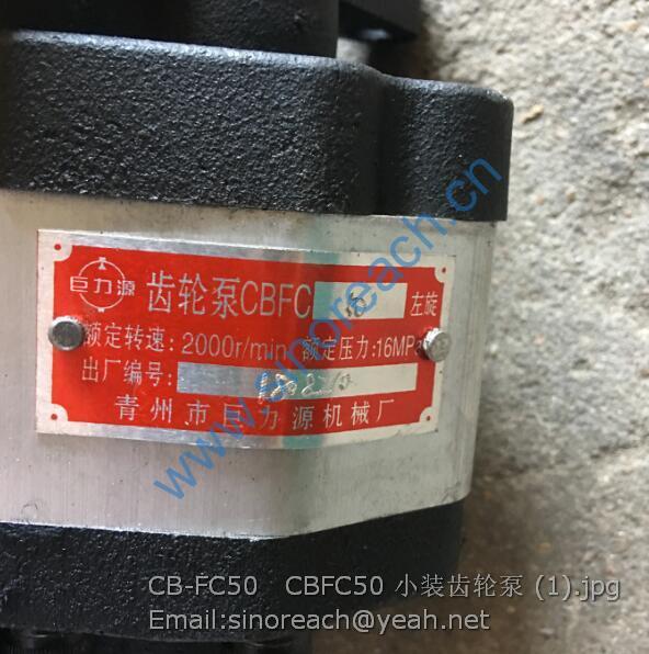CB-FC50 CBFC50 小装齿轮泵 (1)