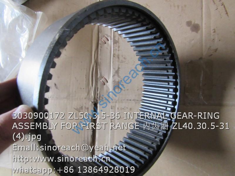 3030900172 ZL50.3.5-36 INTERNAL GEAR-RING ASSEMBLY FOR FIRST RANGE 内齿圈 ZL40.30.5-31 (4)